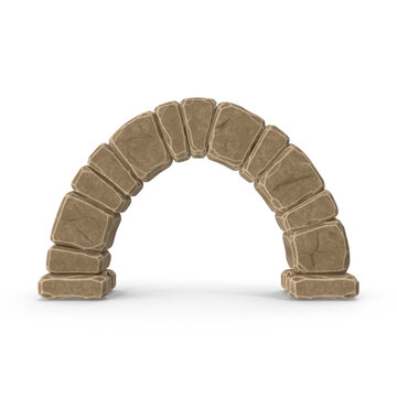 Keystone archway structure
