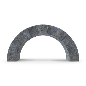 Keystone archway structure