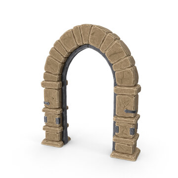 Keystone archway structure