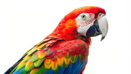 Fototapeta premium Scarlet Macaw Portrait