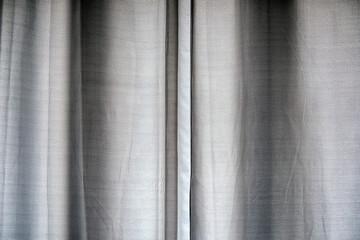 double rideaux gris clair 