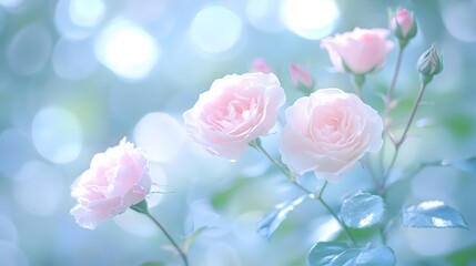 pink tulips in the garden