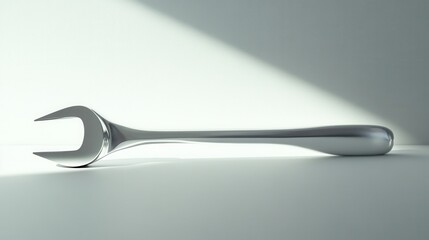 Wrench on white background. Generative AI