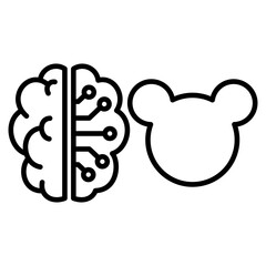 AI Generated Cartoon icon