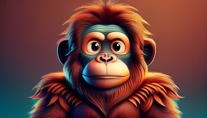 Fototapeta premium Orang Utan
