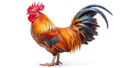 Rooster, Domestic Fowl, Gallus gallus domesticus