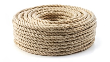 Coil of Beige Rope