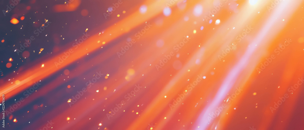 Aufkleber Close-up spark details highlight vibrant colors and dynamic patterns in abstract art