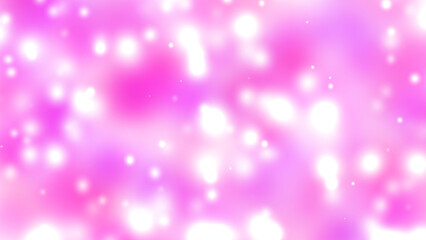 Pink and white bokeh on a soft background, creating a dreamy and whimsical atmosphere