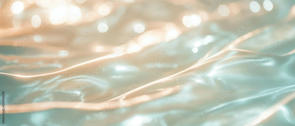 Aufkleber Soft music glow creates an abstract background with gentle design elements