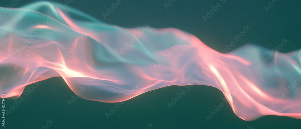 Aufkleber Soft spark glow design with abstract background and gentle banner effect for creative projects
