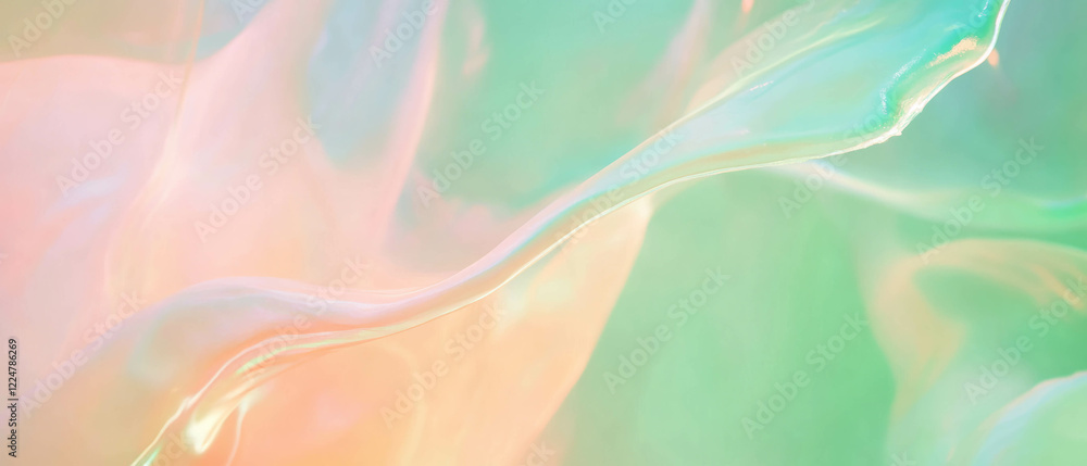 Poster Soft spark glow abstract background with gentle banner design and clear area for text and graphics