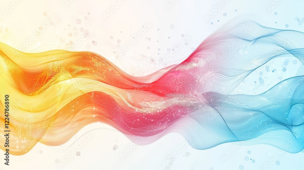 Poster experience the harmony of data streams and abstract communication in cyberspace