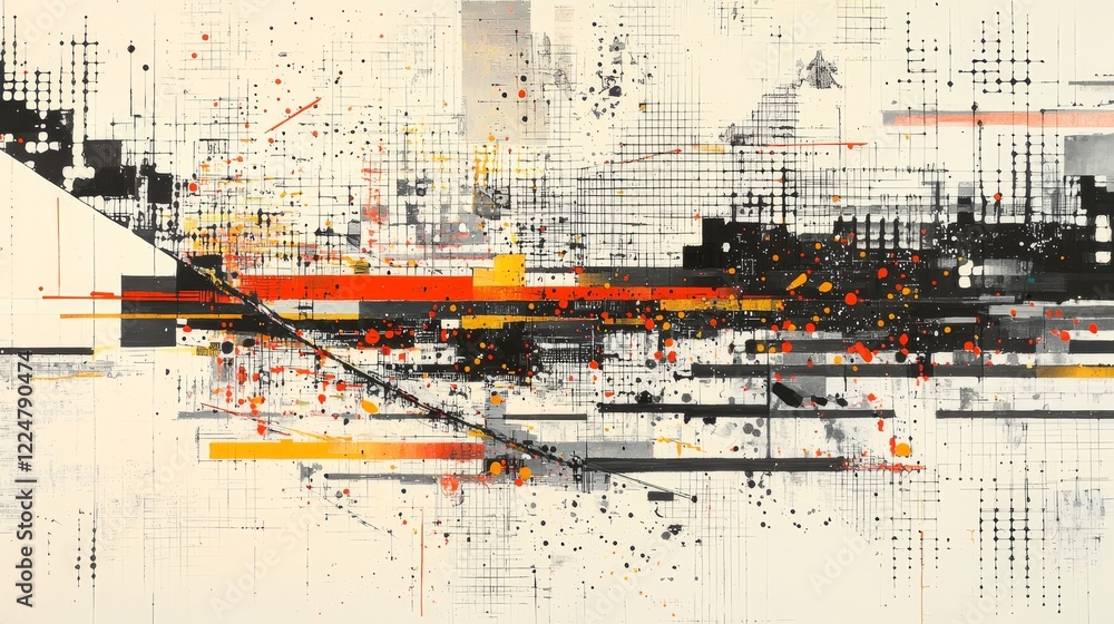 Aufkleber cyberspace technology exploring modern data linkages and communication backgrounds