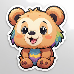 Obraz premium Adorable Bear Illustration