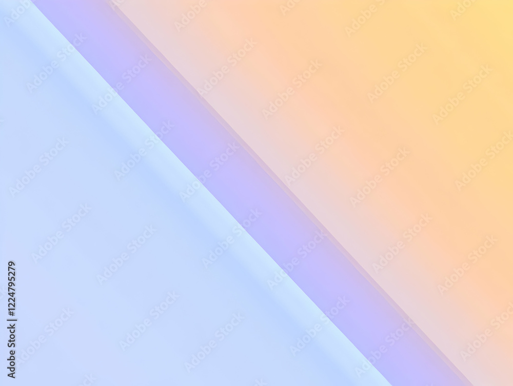 Poster pastel gradient background creates soft and dreamy atmosphere with subtle color transitions