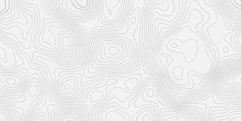 Abstract modern white and black topographic contour map wavy line, digital print terrain lines texture vector white background. 