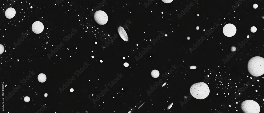 Leinwandbilder high contrast dot texture with dark dots on a bright background creating a striking overlay effect