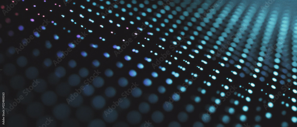 Poster dot texture overlay with high contrast on light background against black backdrop