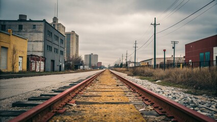 Fototapeta premium Minimalist Colorful Grain Background Urban Exploration Photography