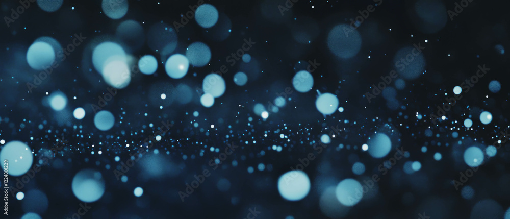 Poster Overlay texture with light dots on a dark background creating a subtle ambiance effect