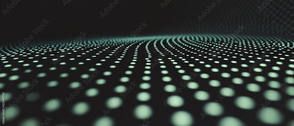 Poster Soft contrast dot texture overlay creating a subtle visual effect on a dark background