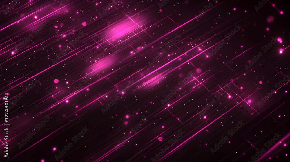 Poster pink streaks of light illuminate a dark backdrop, creating a dynamic and vibrant abstract background