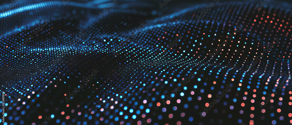 Aufkleber detailed overlay of dot texture creates an engaging visual experience on a dark backdrop