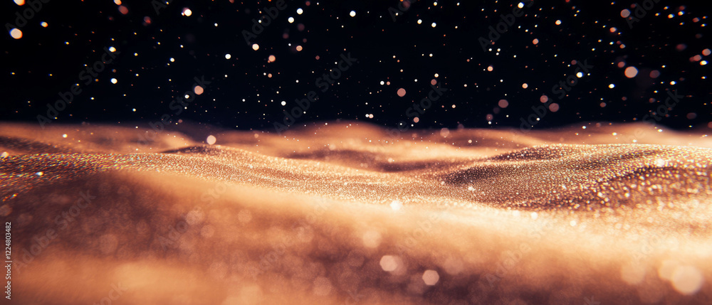 Aufkleber Dusty texture overlay with space for message on a dark background