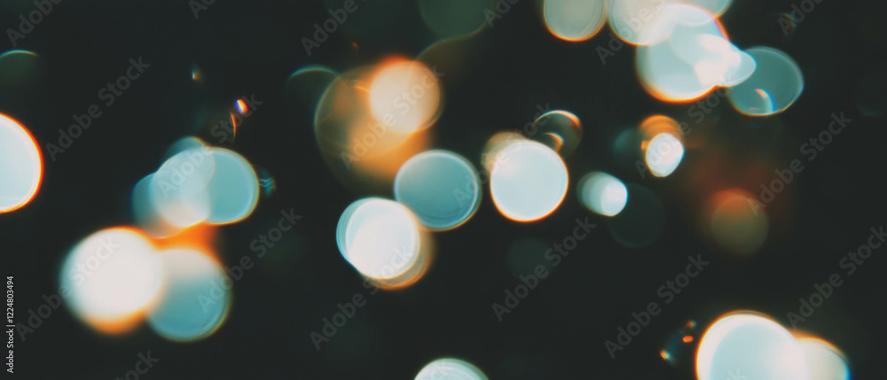 Poster dynamic light bursts create an energetic overlay texture against a dark background