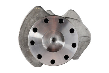 Engine Crankshaft on a white background