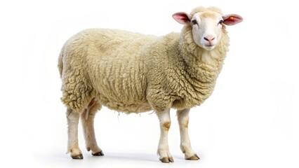 Domestic Sheep, Ovine, White Sheep