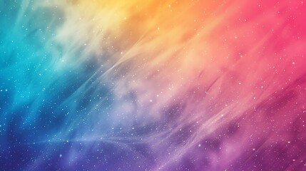 Fototapeta premium Abstract watercolor background with a colorful sky and stars.
