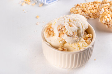 Rice krispie treats ice cream