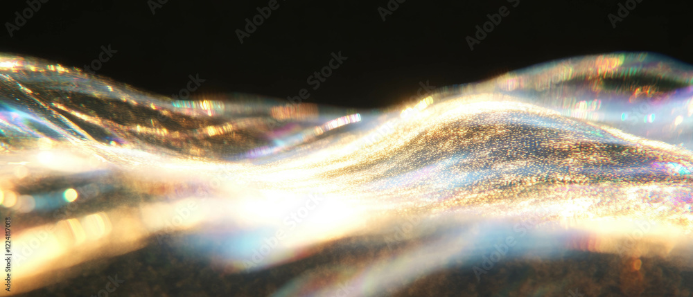 Poster soft glowing light texture creating a gentle atmosphere against a dark background