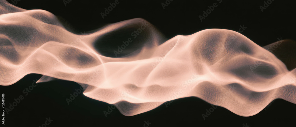 Poster Mysterious lightning glow overlay texture with soft electric light on a dark background