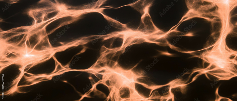 Aufkleber Intricate lightning overlay texture with diverse patterns on a dark background