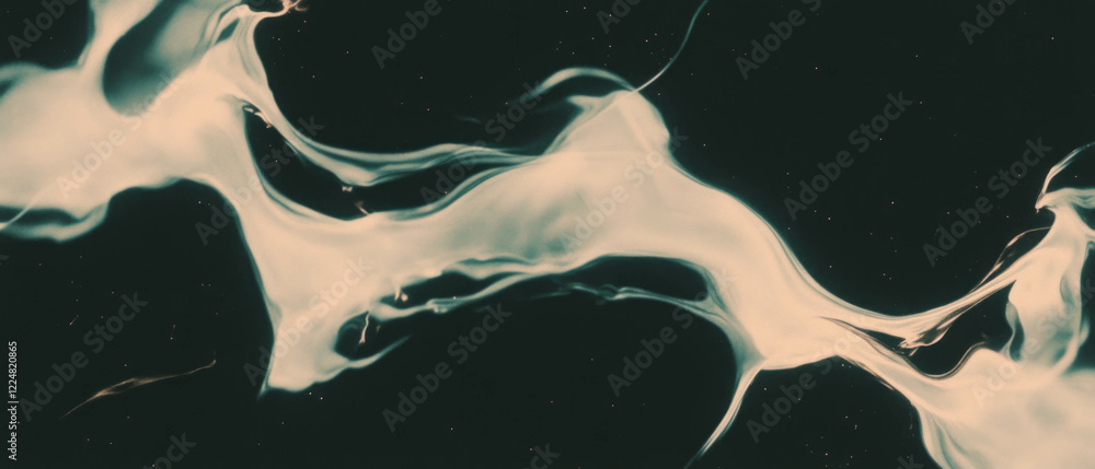 Poster Dynamic black background with diverging line texture creating an expansive effect