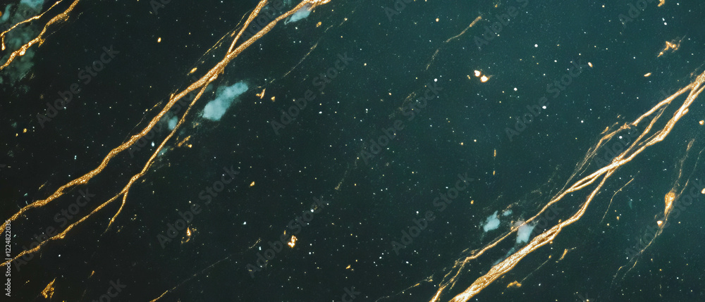 Aufkleber Textured lines of diverse thicknesses create an engaging overlay on a dark backdrop with depth