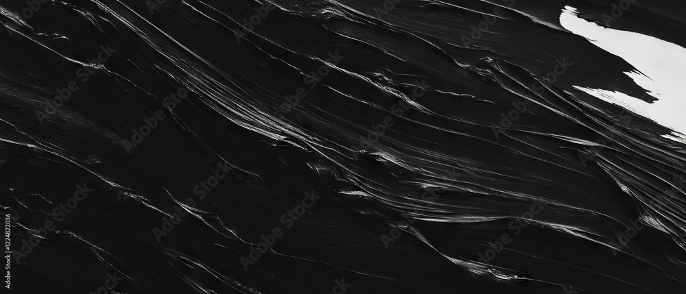 Poster Overlay texture features dynamic lines of varying thickness on a black background