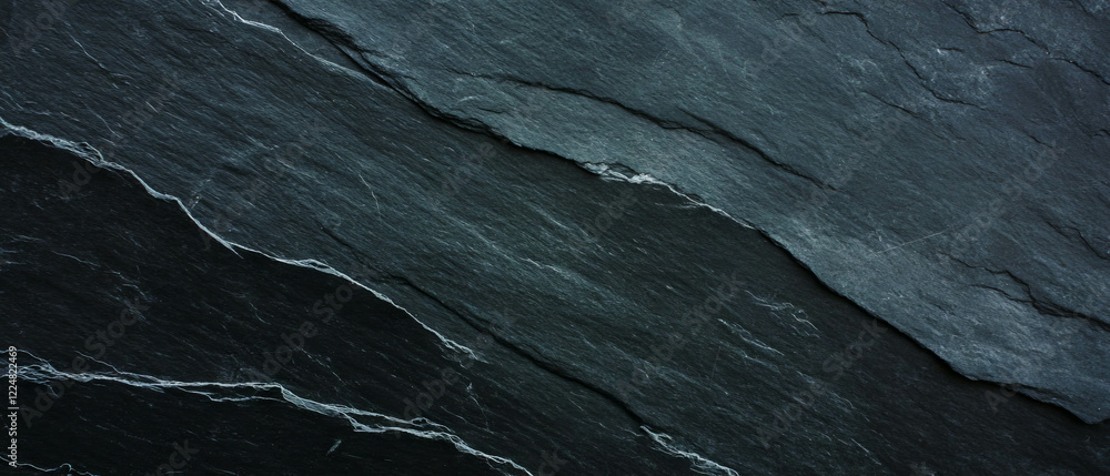 Aufkleber Sharp line texture overlay creates depth on a solid black background with defined patterns