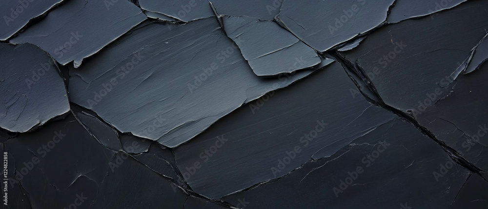 Poster textured black surface with lines and rough surfaces creates a tactile background