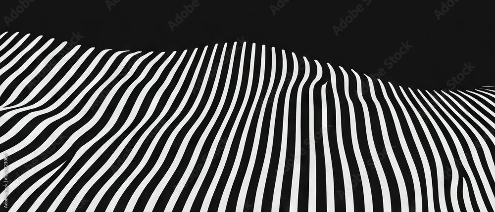 Leinwandbilder overlay texture with vertical lines on a strong pattern against a black background