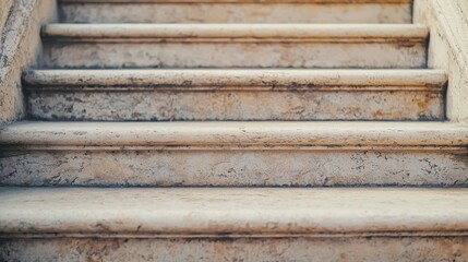 Fototapeta premium Stone Steps Leading Upward Architectural Detail and Texture