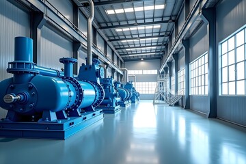 Industrial heat exchangers in a factory setting illustrate heat transfer processes