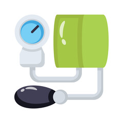 A device for monitoring blood pressure, sphygmomanometer vector design