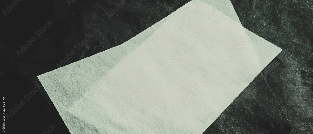 Poster subtle textured paper overlay on black background for creative messaging space