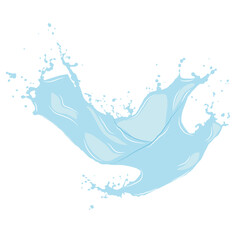 spilled long drop of liquid on the surface22