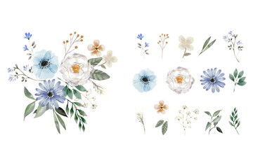 2d-realistic-floral-bouquet