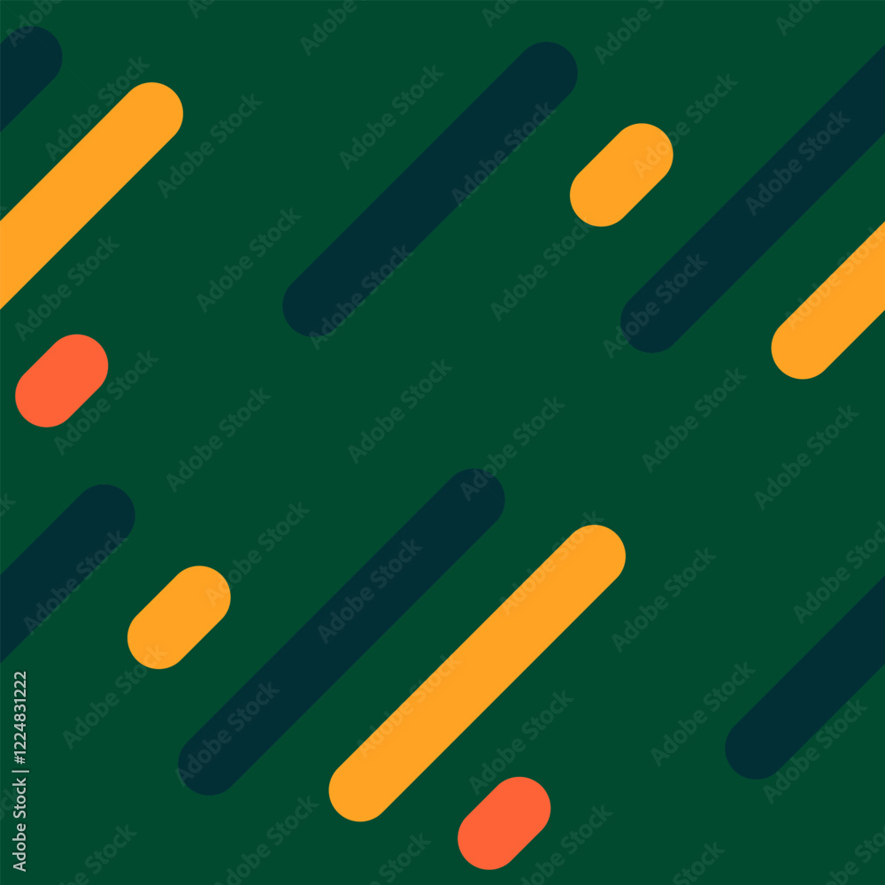 Poster graphic stripe pattern with diagonal lines and vibrant colours. ideal for abstract backgrounds, seam